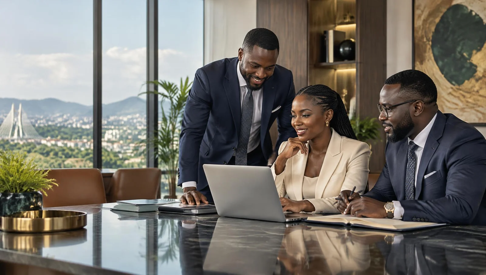 Black Nigerian entrepreneurs planning their next business venture